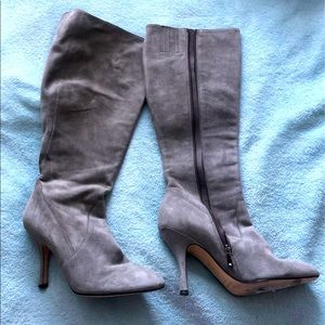 Via Spiga leather gray boots size 9
